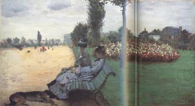 Giuseppe de nittis On a Bench on the Champs Elysees (nn02) china oil painting image